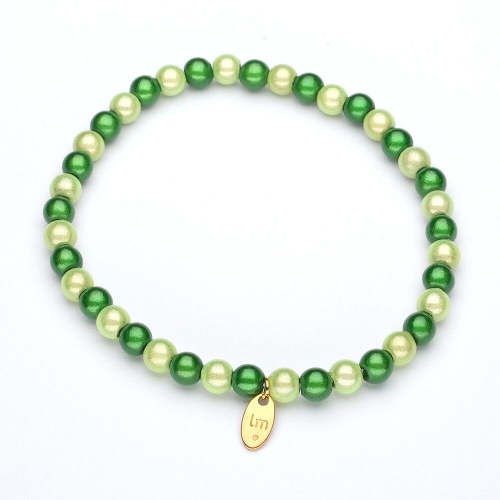 Bracciale LizzyMae Verde Chiaro 5mm