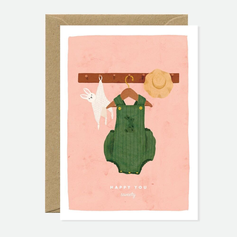 Happy You Sweety Rabbit - Greeting Card