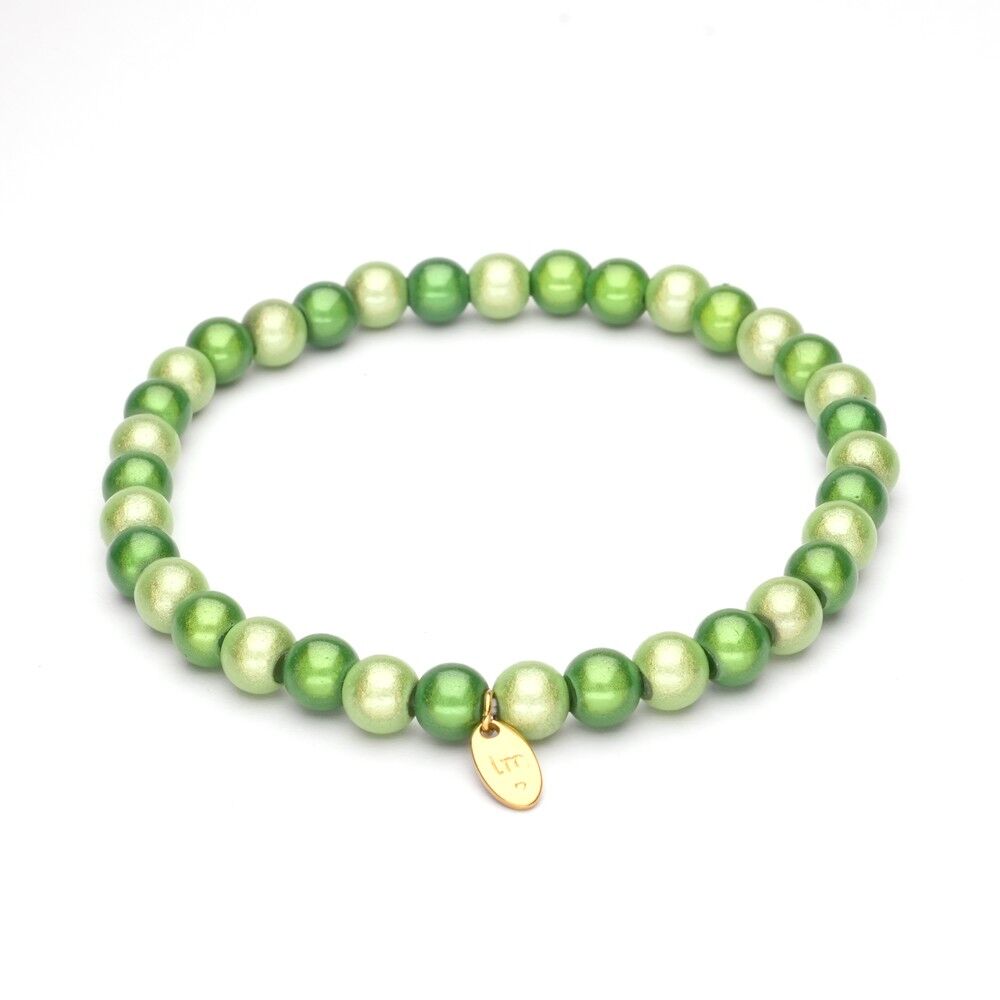 Bracciale LizzyMae Verde chiaro Verde 6mm