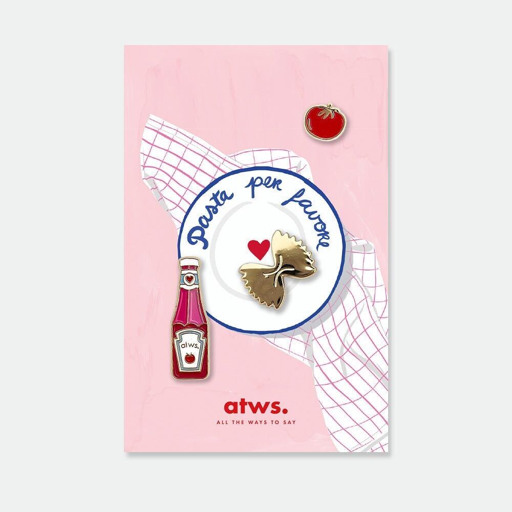 Tomato Sauce XL (Set of 3 pins) - Pins