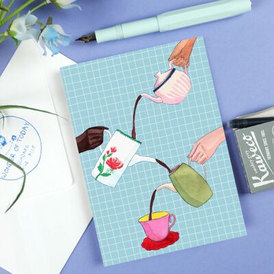 Carrusel de postales de café