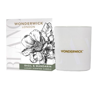 Vela perfumada con albahaca blanca y mandarina de WONDERWICK London