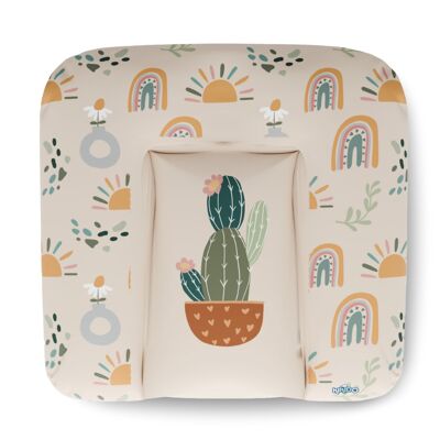 Kikido Materassino Fasciatoio 75x70 - Cactus - Cuscino Fasciatoio Lavabile per Cambio Pannolino - Universale 75x70