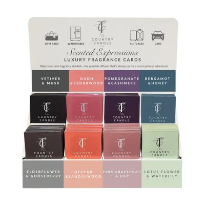 SCENTED EXPRESSIONS-80 Fragrance Card Counter Top Display Unit (CDU)