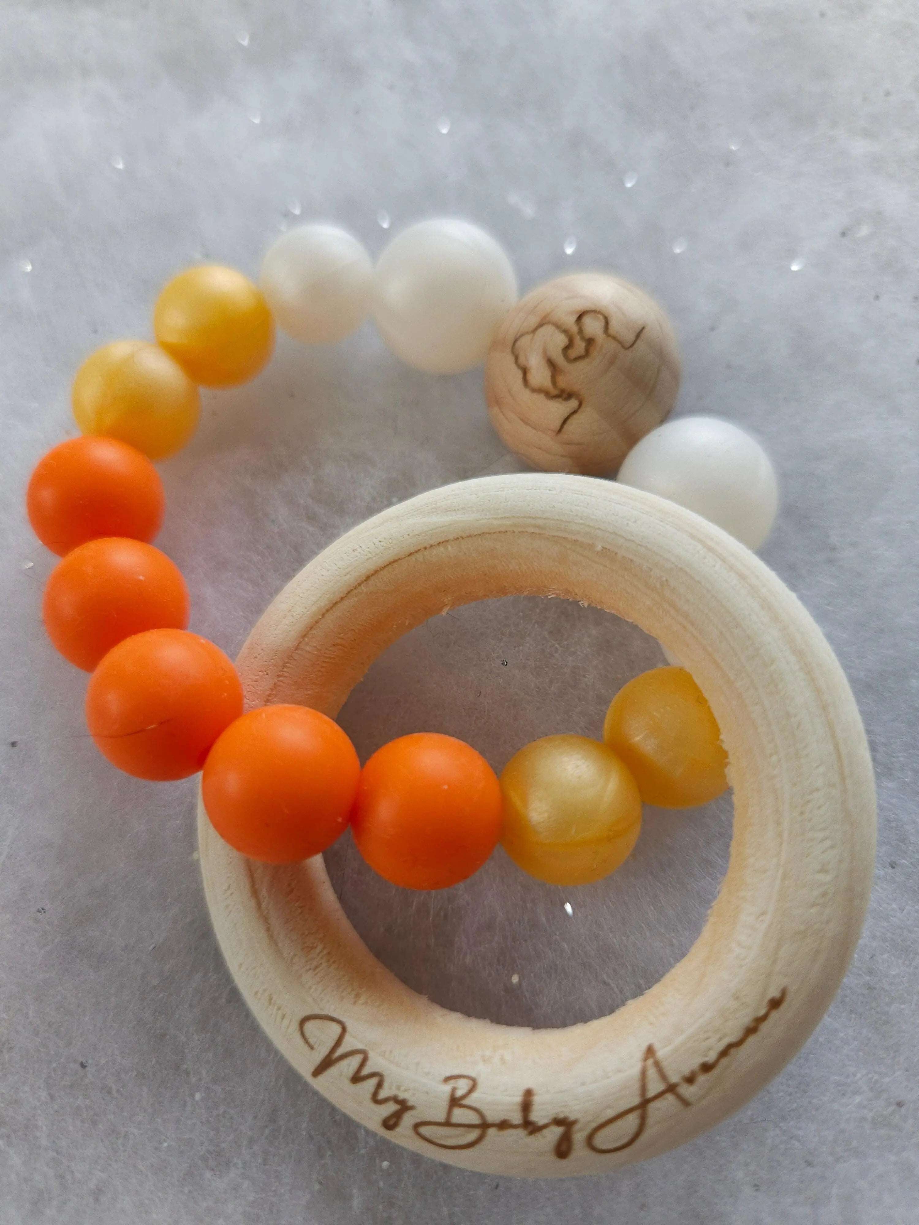 Anelli da dentizione arancioni