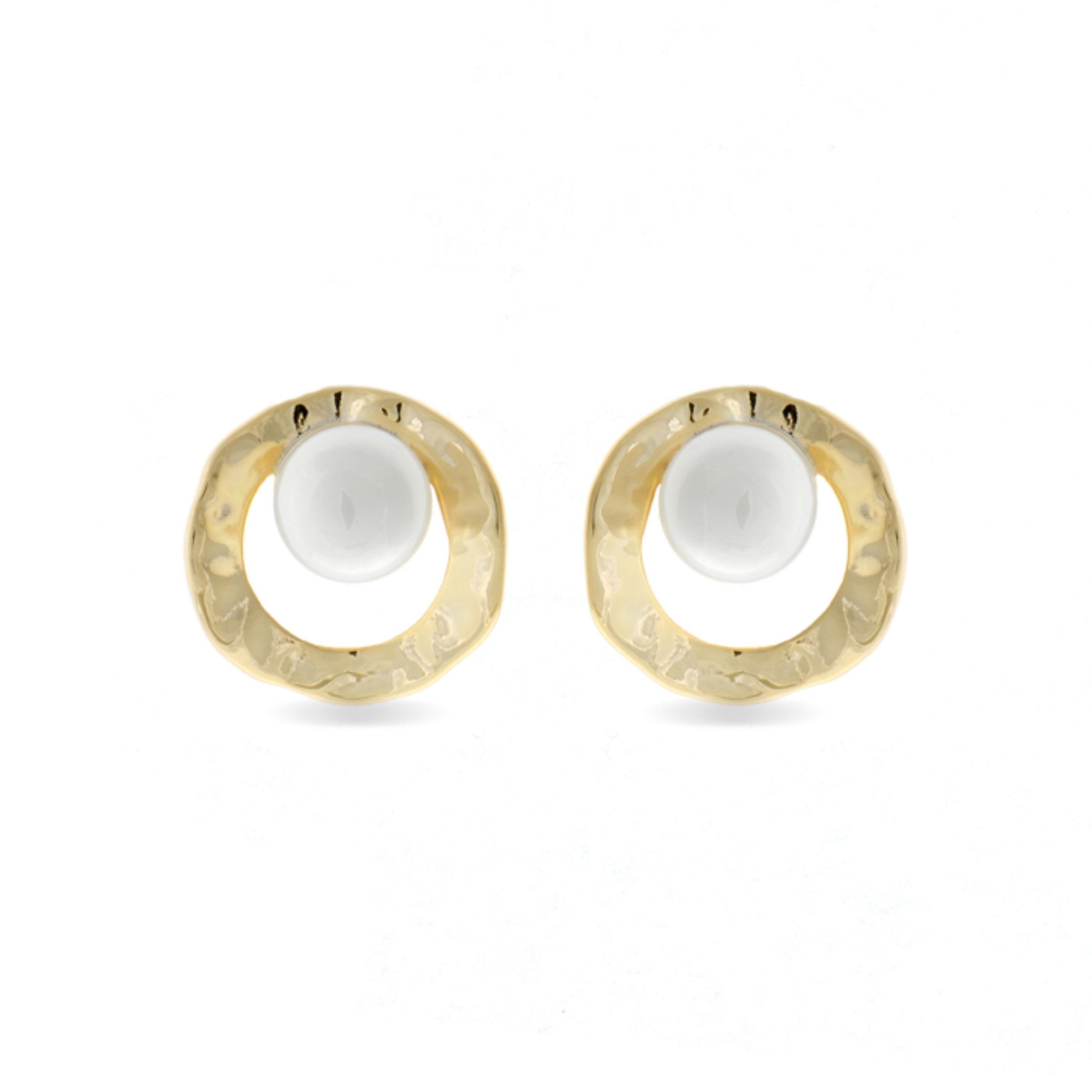 Orecchini rifiniti in oro giallo 18 carati - Jaya