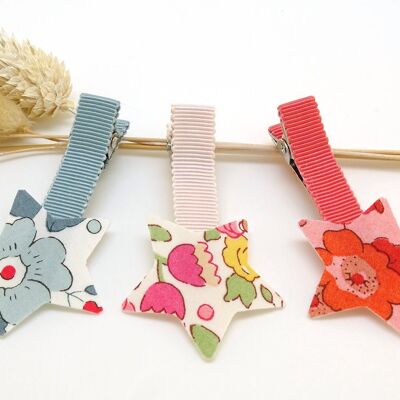 Molletta per capelli con stella Liberty