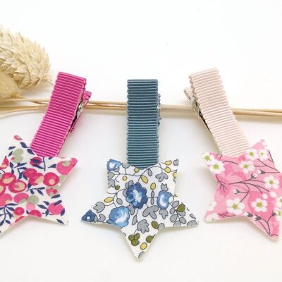 Molletta per capelli con stella Liberty