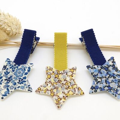 Molletta per capelli con stella Liberty