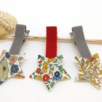 Molletta per capelli con stella Liberty