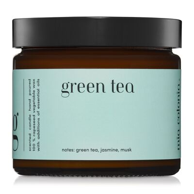 "Green Tea" scented candle 100% natural rapeseed wax 250g