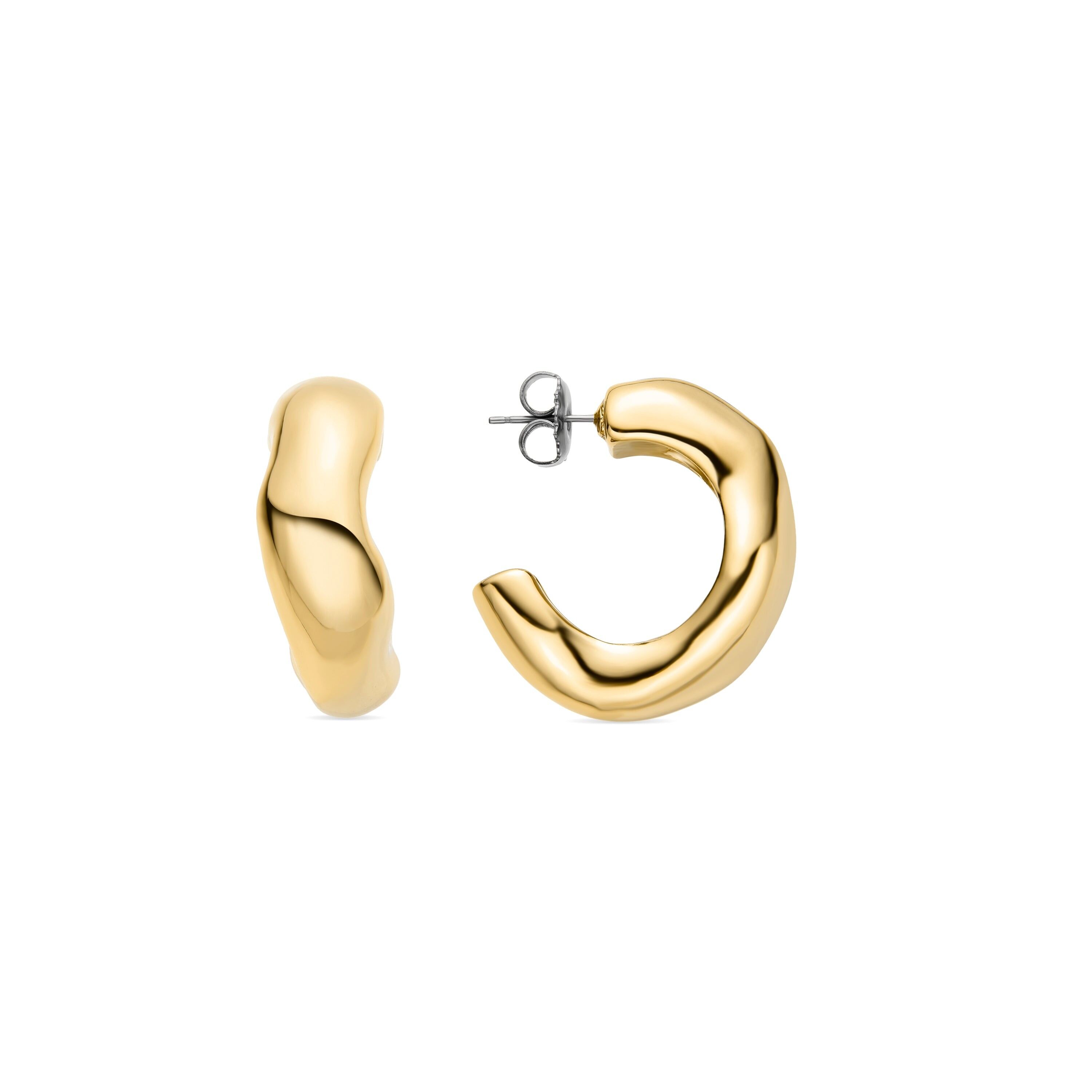 Orecchini rifiniti in oro giallo 18 carati - Phinpa