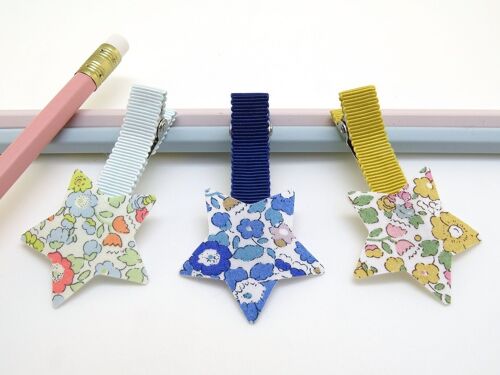 Barrette étoile paillettes