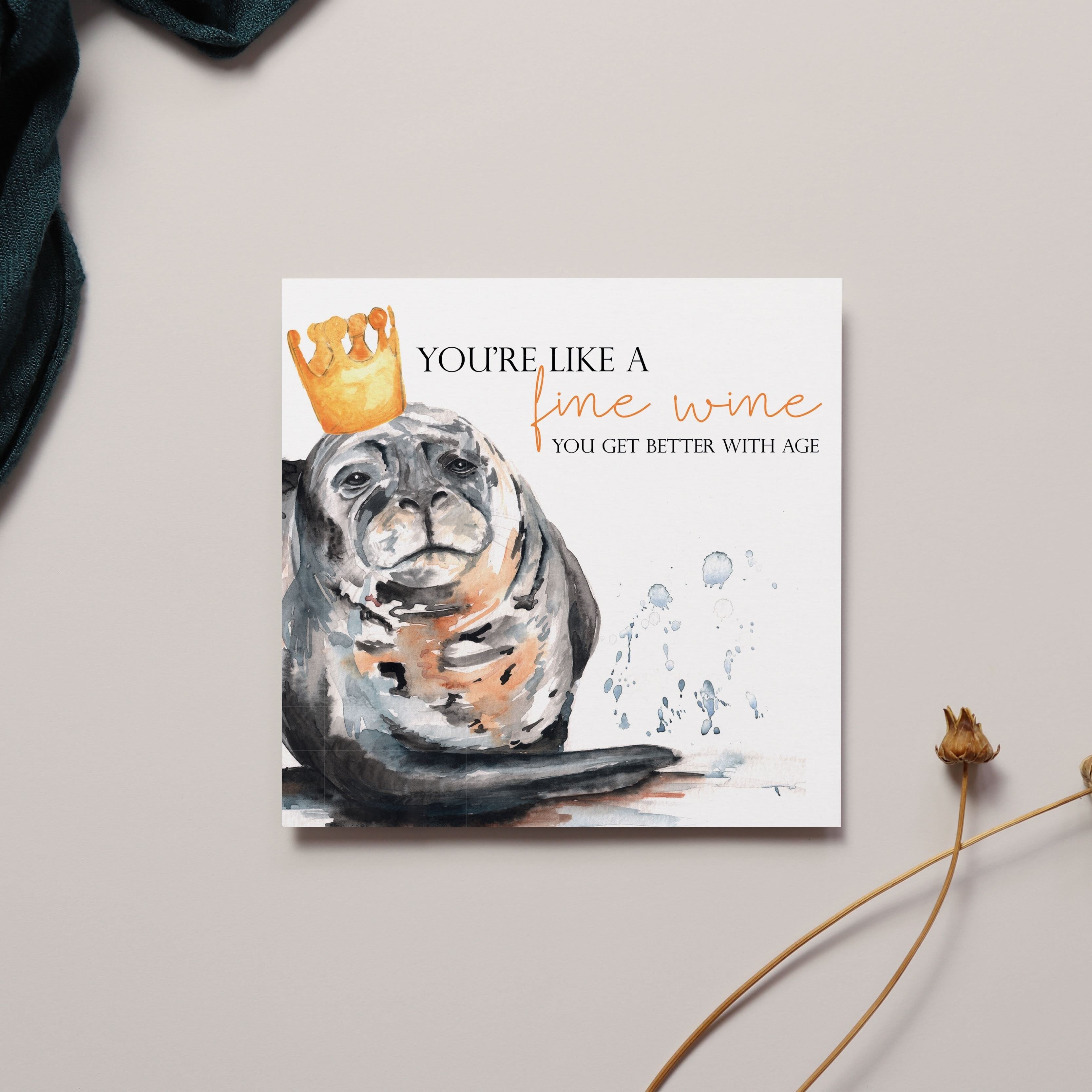 Sei come un buon vino - Biglietto sentimentale