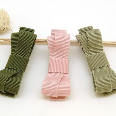 Barrette nœud double