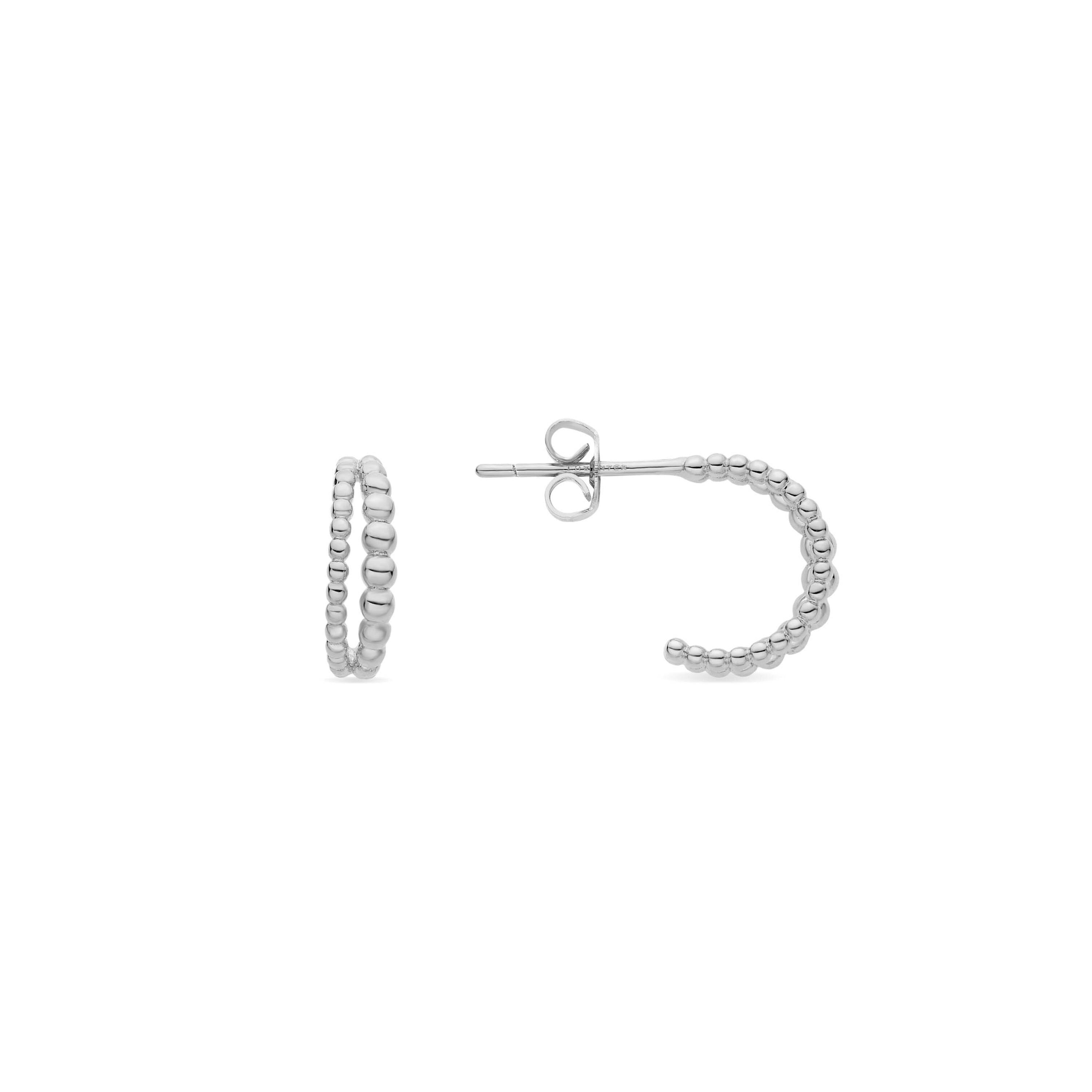 Ohrringe aus Rhodium – Bidul