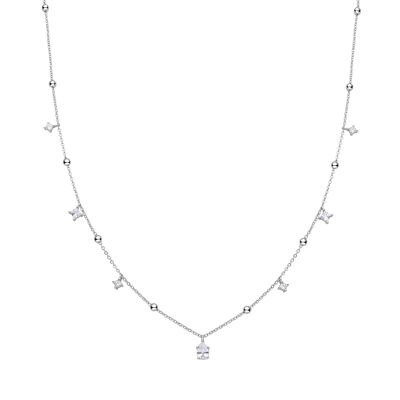 Collana finitura rodio - Araum