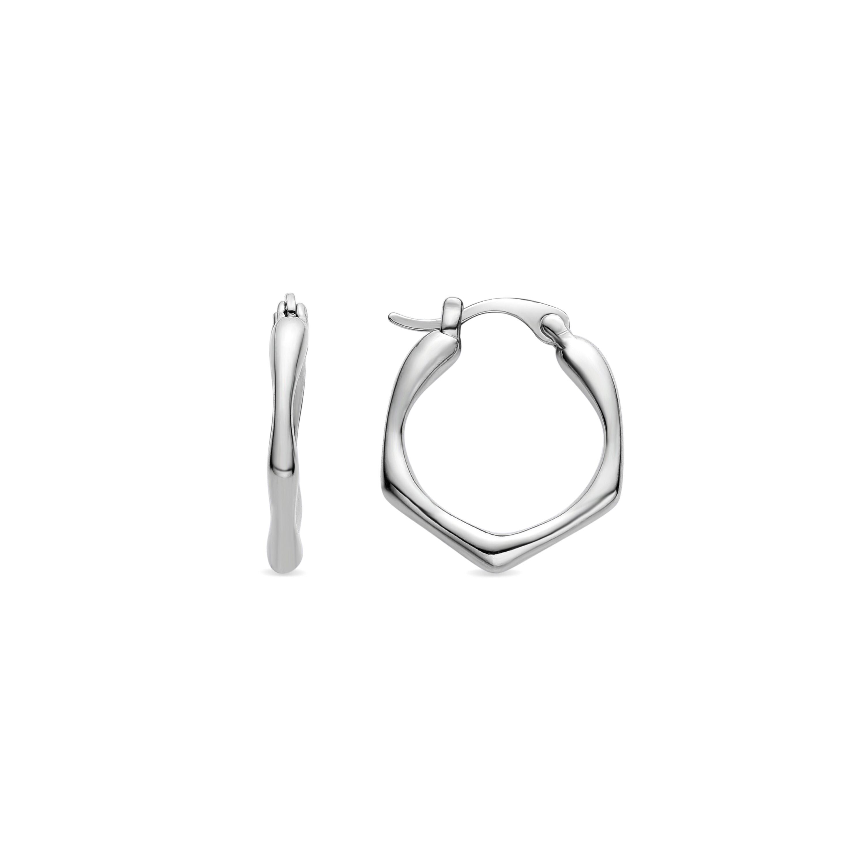 Ohrringe aus Rhodium – Meria