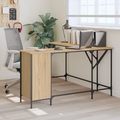 Scrivania Sonoma Oak 141x141x75 cm Legno ingegnerizzato
