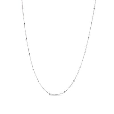 Collana in Argento 925 con finitura rodiata - Amdi