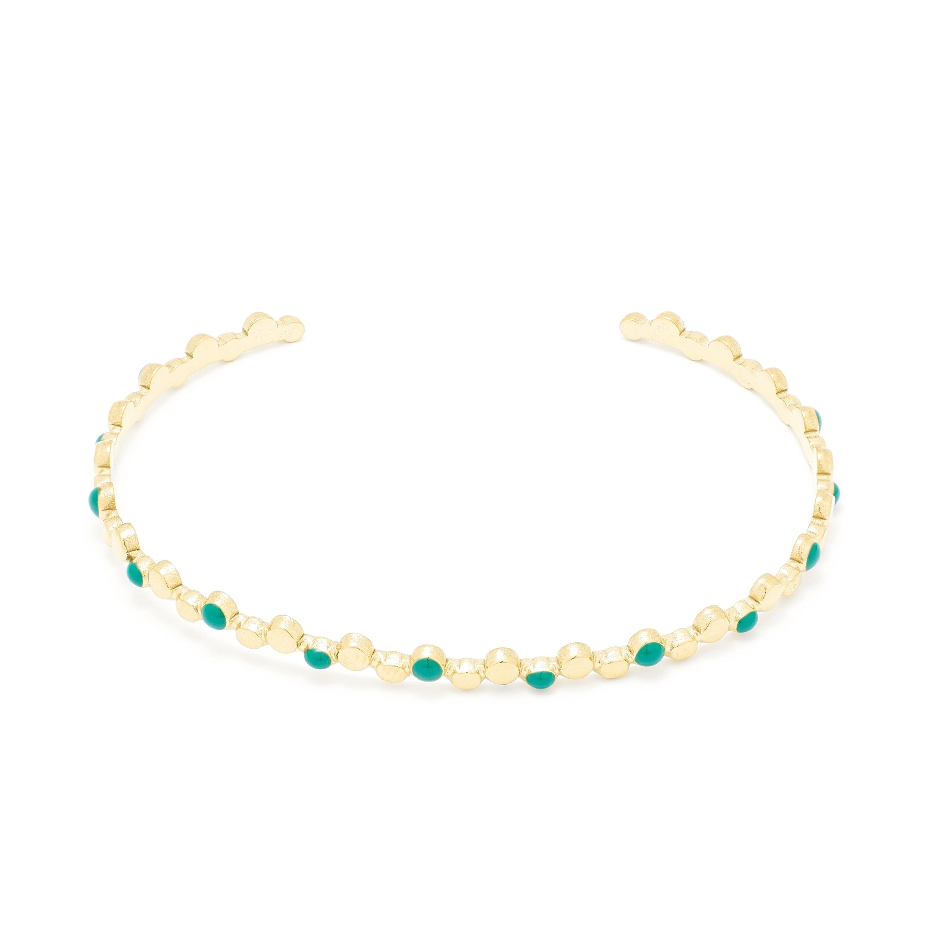 Bracciale rifinito in oro giallo 18 carati - Asiron