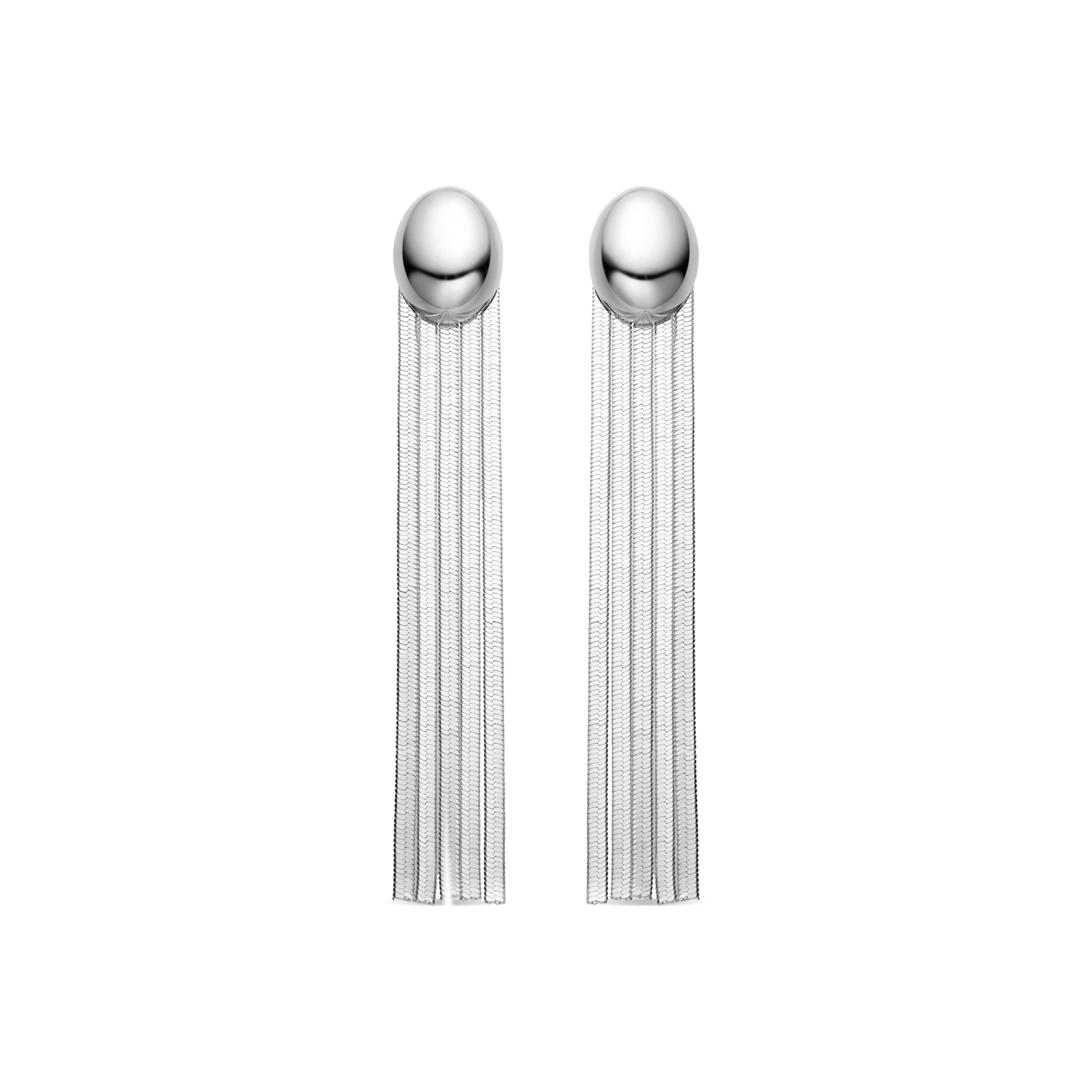 Orecchini con finitura rodiata - Dakne