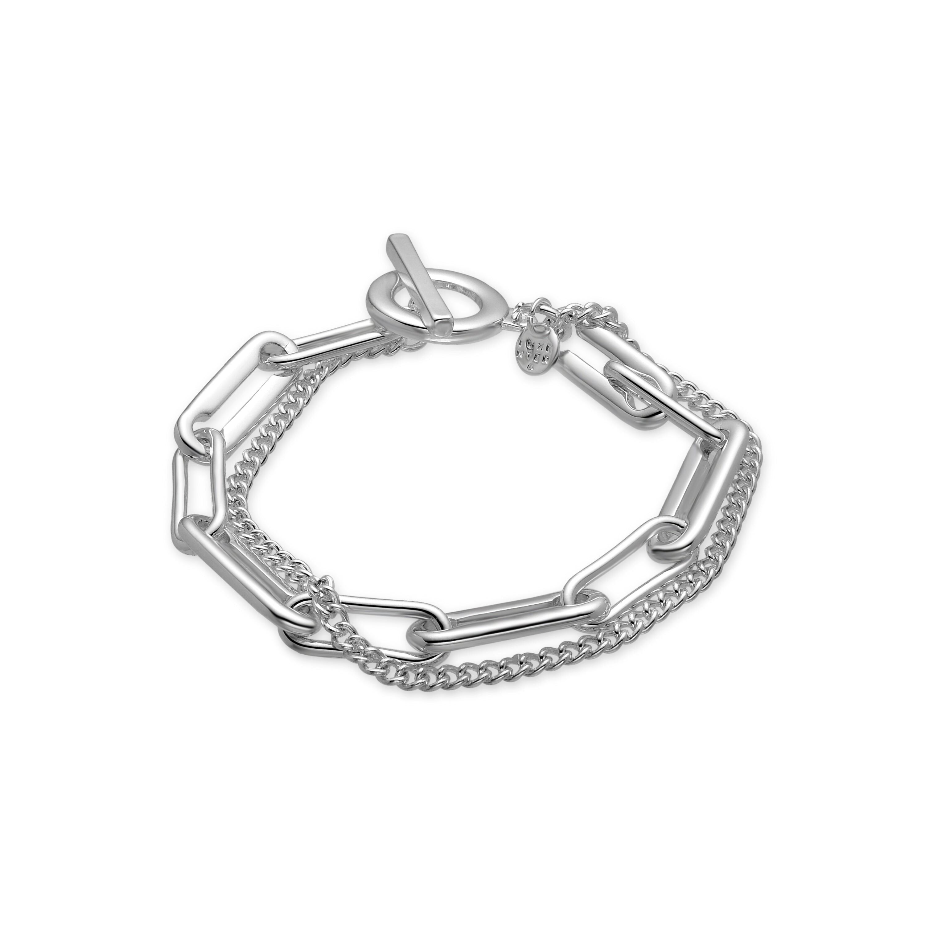 Bracciale con finitura rodiata - Hizi