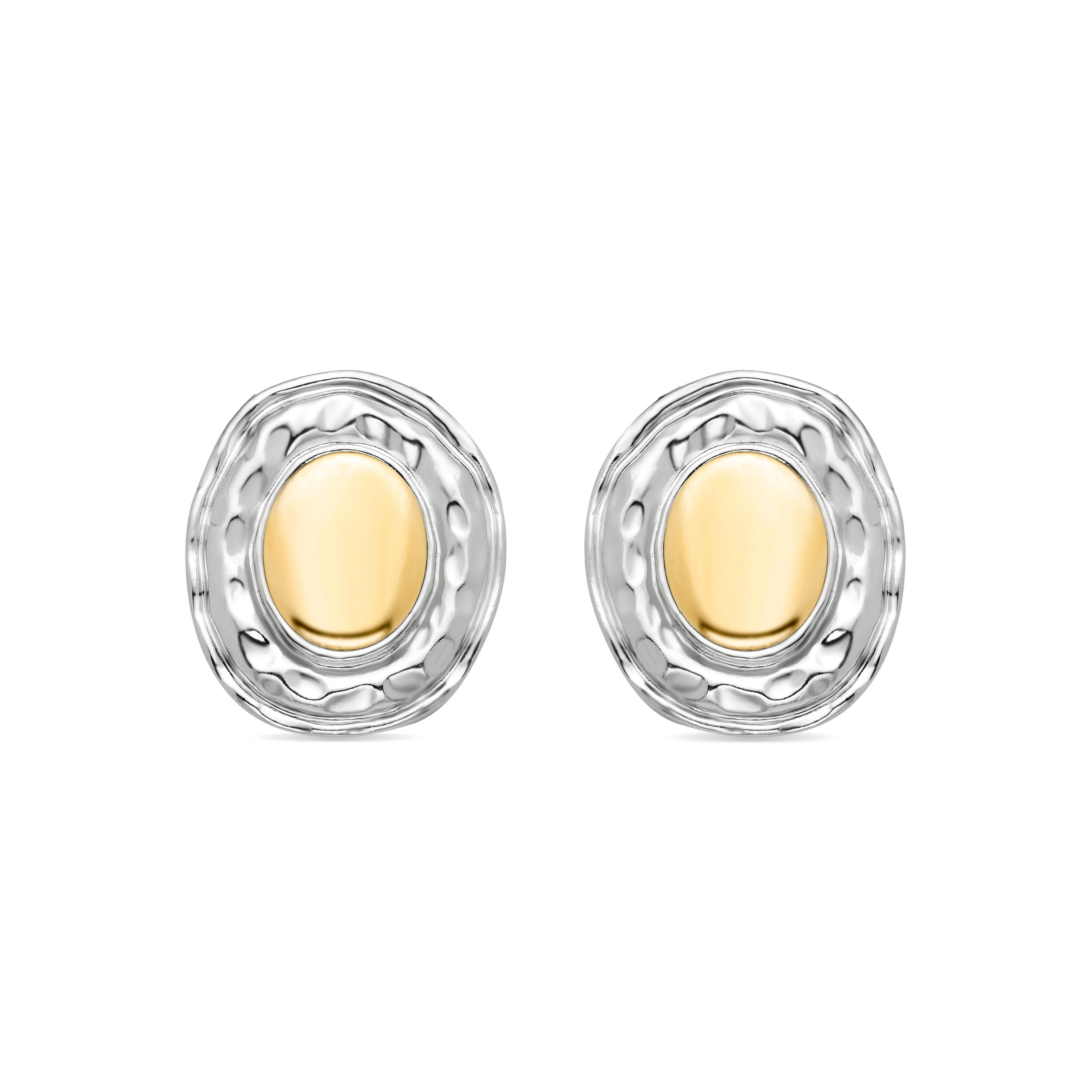 Orecchini rifiniti in rodio - Roisum