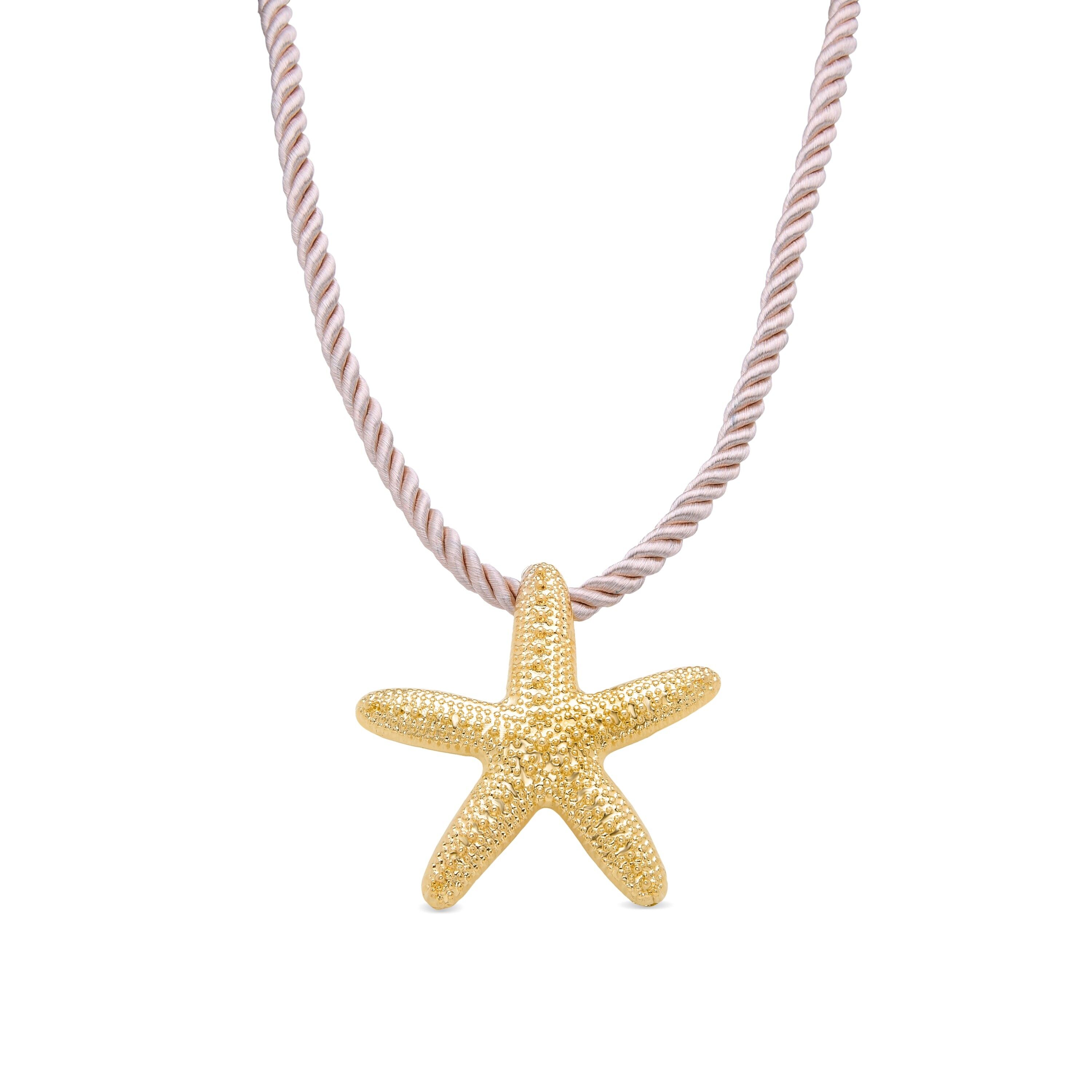 Collana rifinita in oro giallo 18 carati - Stella