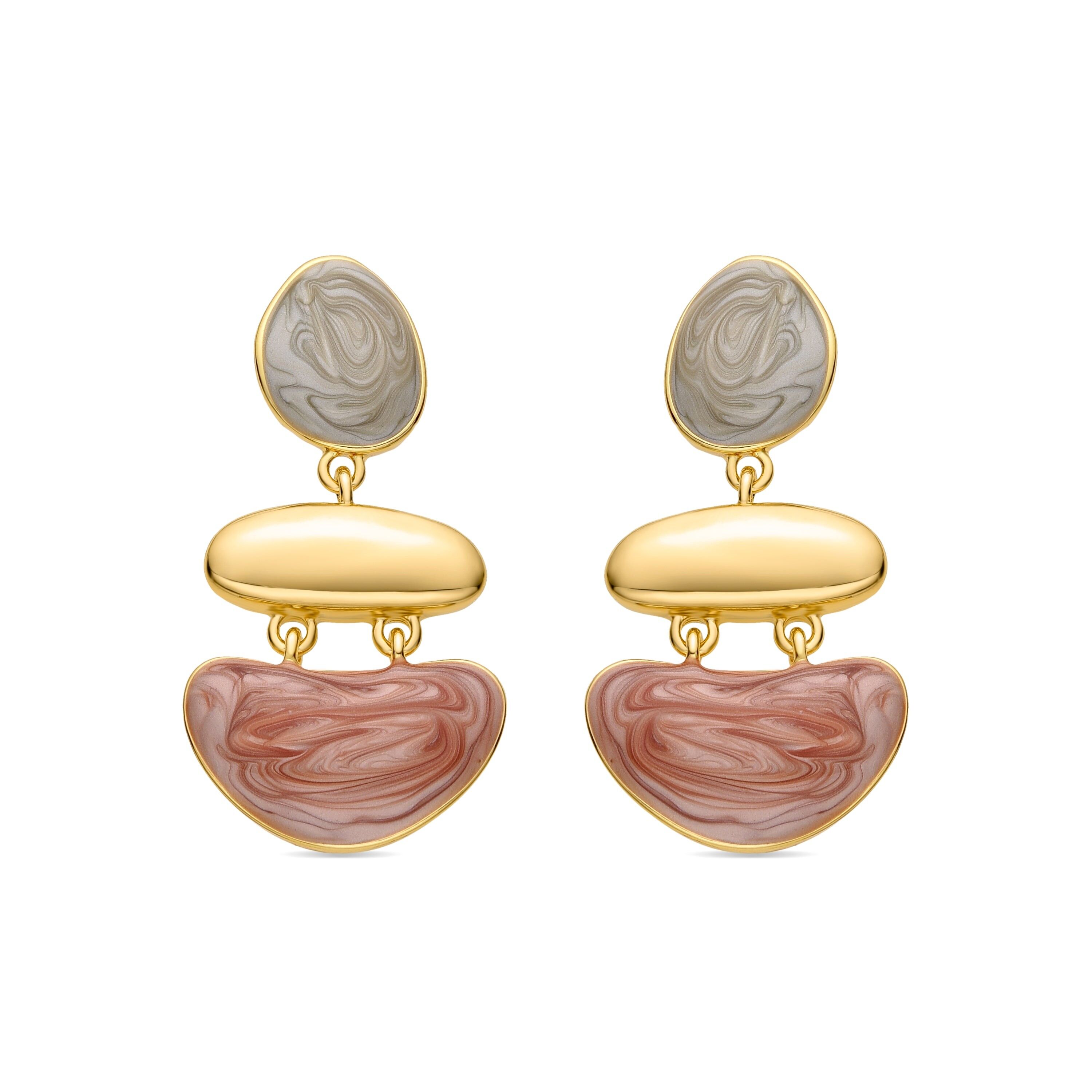 Orecchini rifiniti in oro giallo 18 carati - Ardy