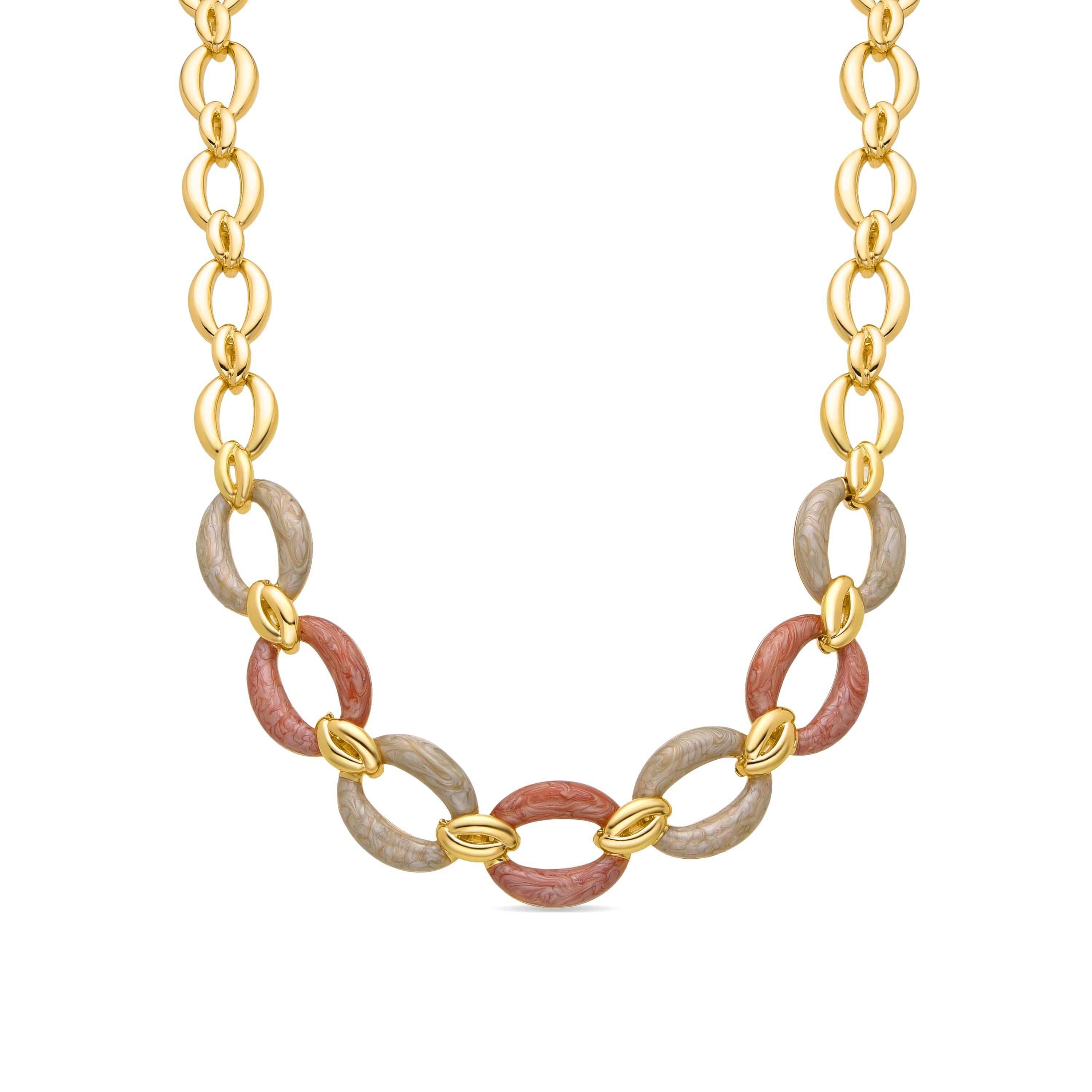 Collana rifinita in oro giallo 18 carati - Gahai