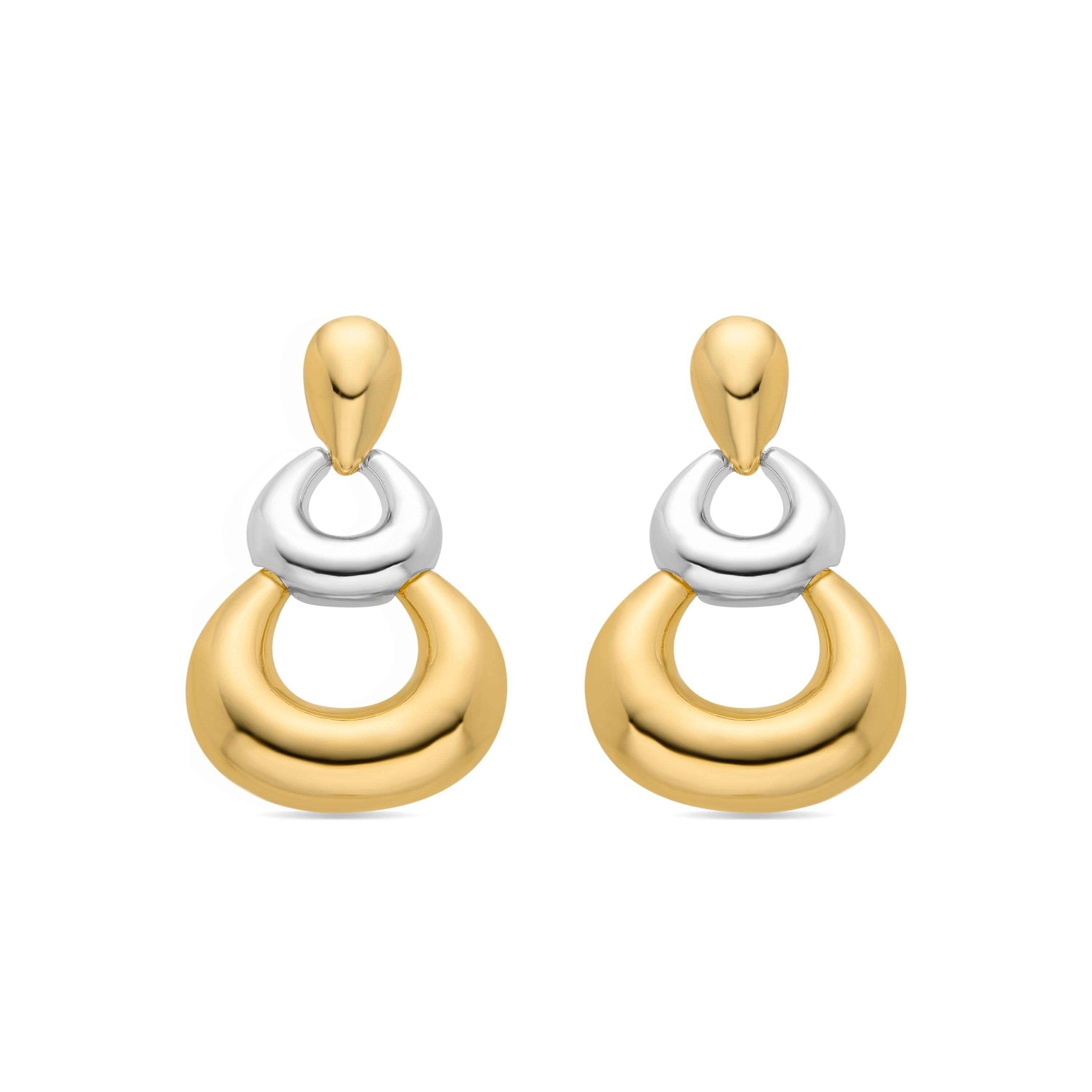 Orecchini rifiniti in oro giallo 18 carati - Aered