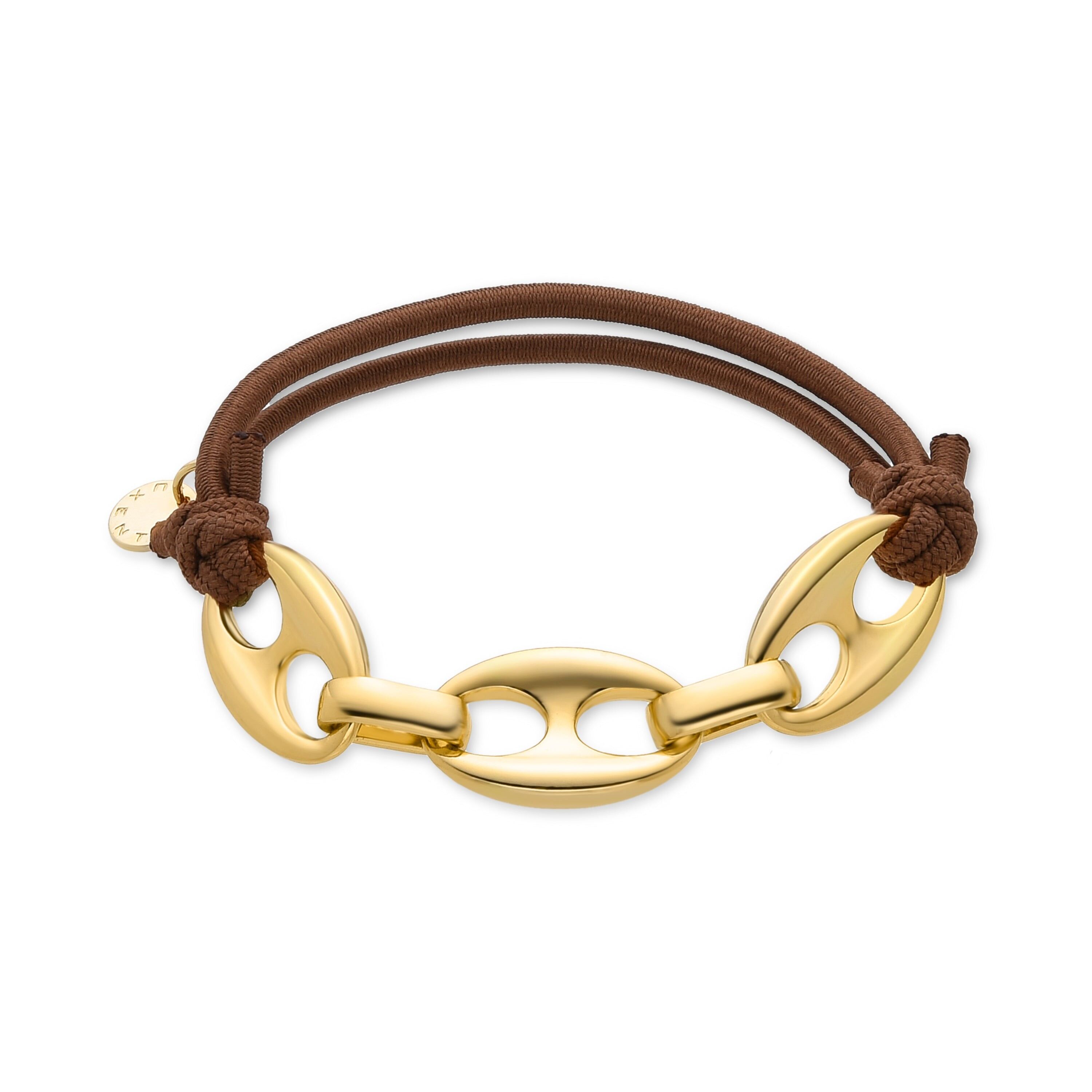 Elastico per capelli rifinito in oro giallo 18 carati - Neneus