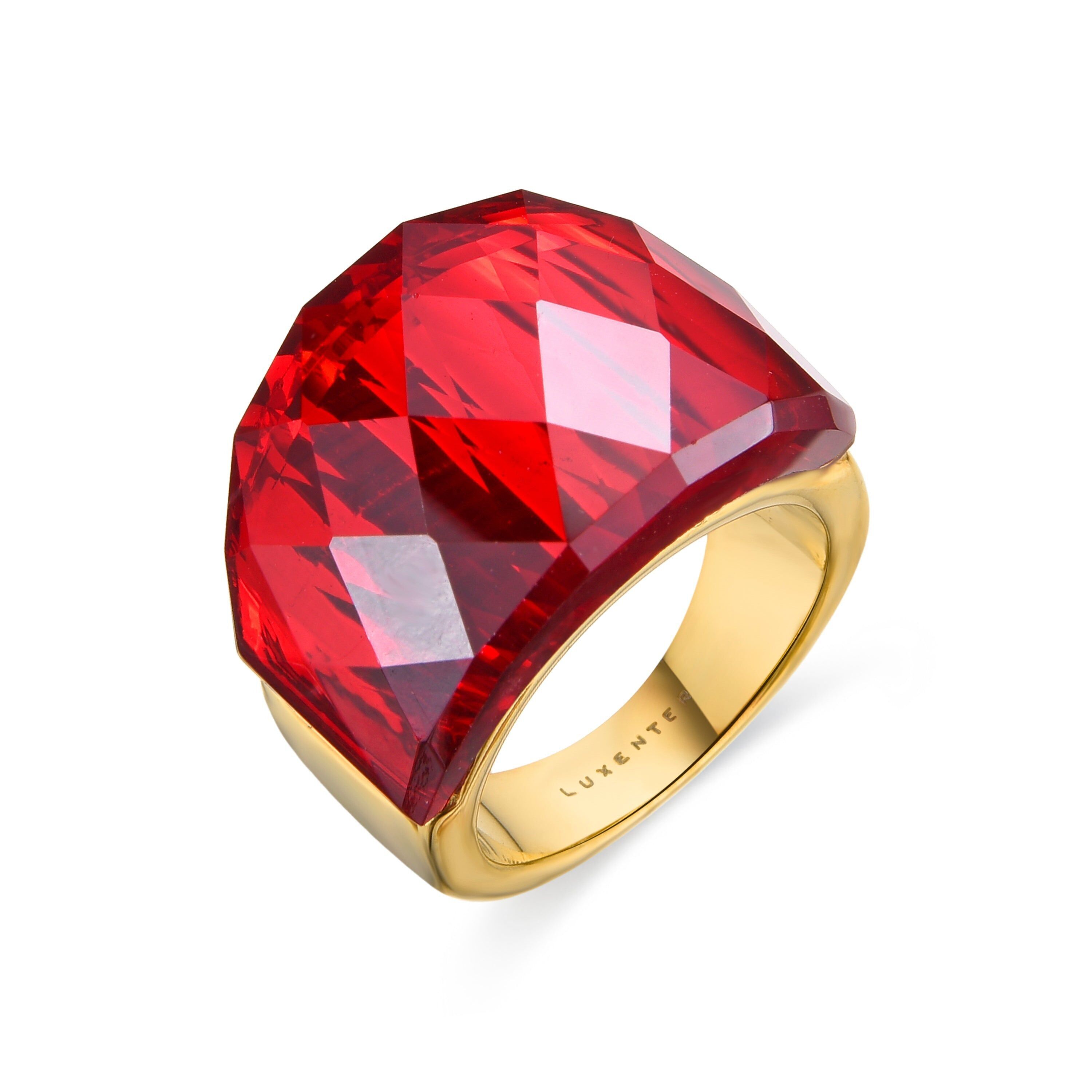 Anillo con Cuarzo Hidrotermal Onix acabado en oro amarillo de 18k - Fadino