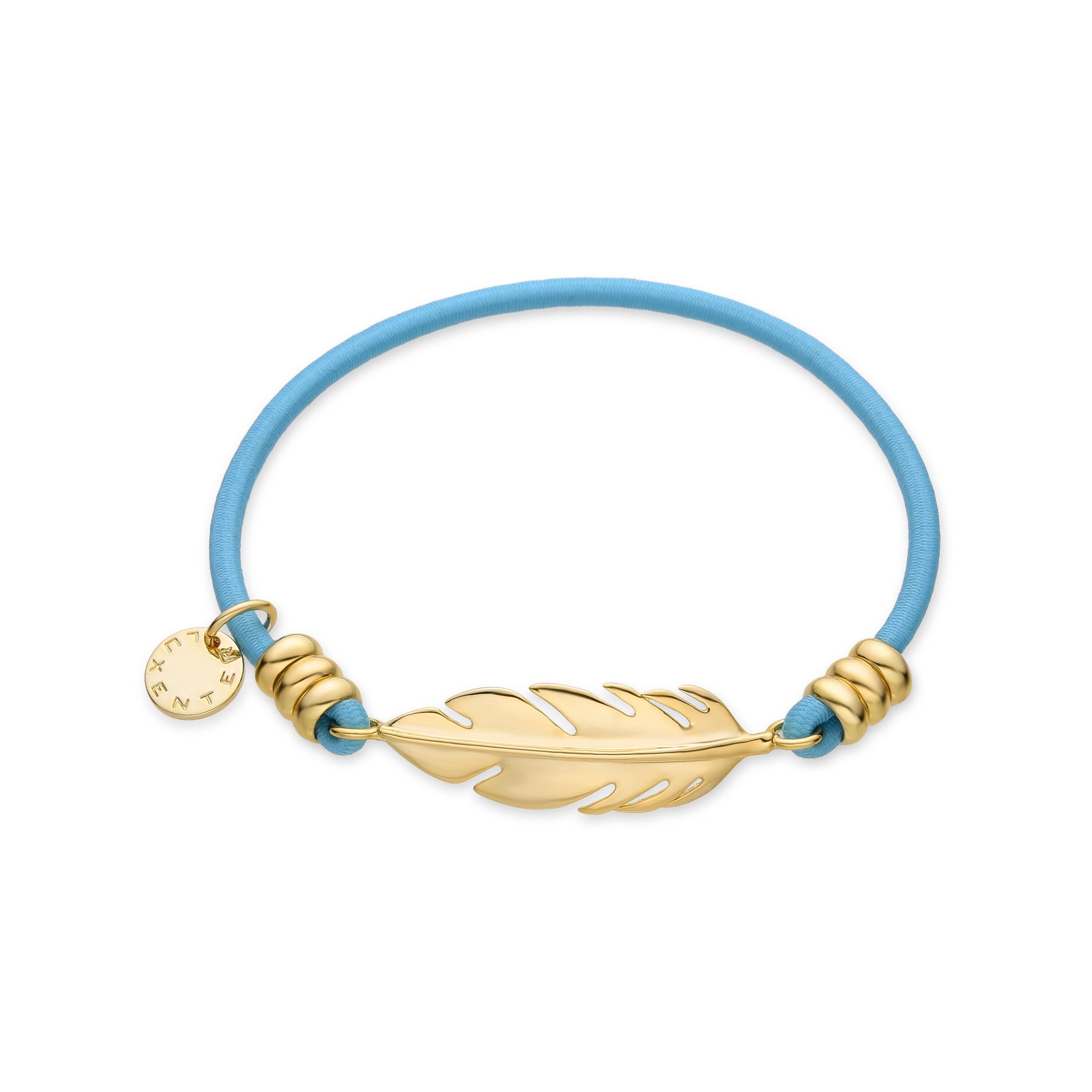 Elastico per capelli rifinito in oro giallo 18 carati - Wibu