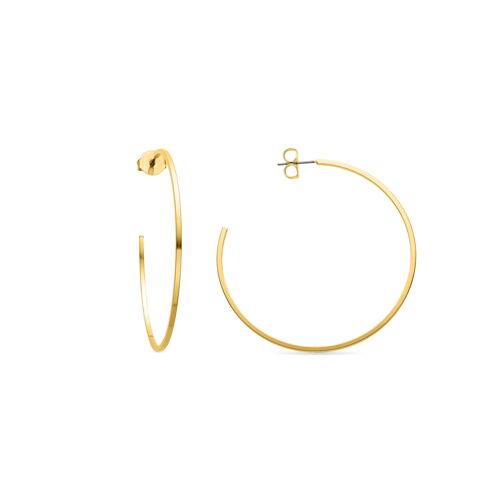 Pendientes acabados en oro amarillo de 18k - Adron