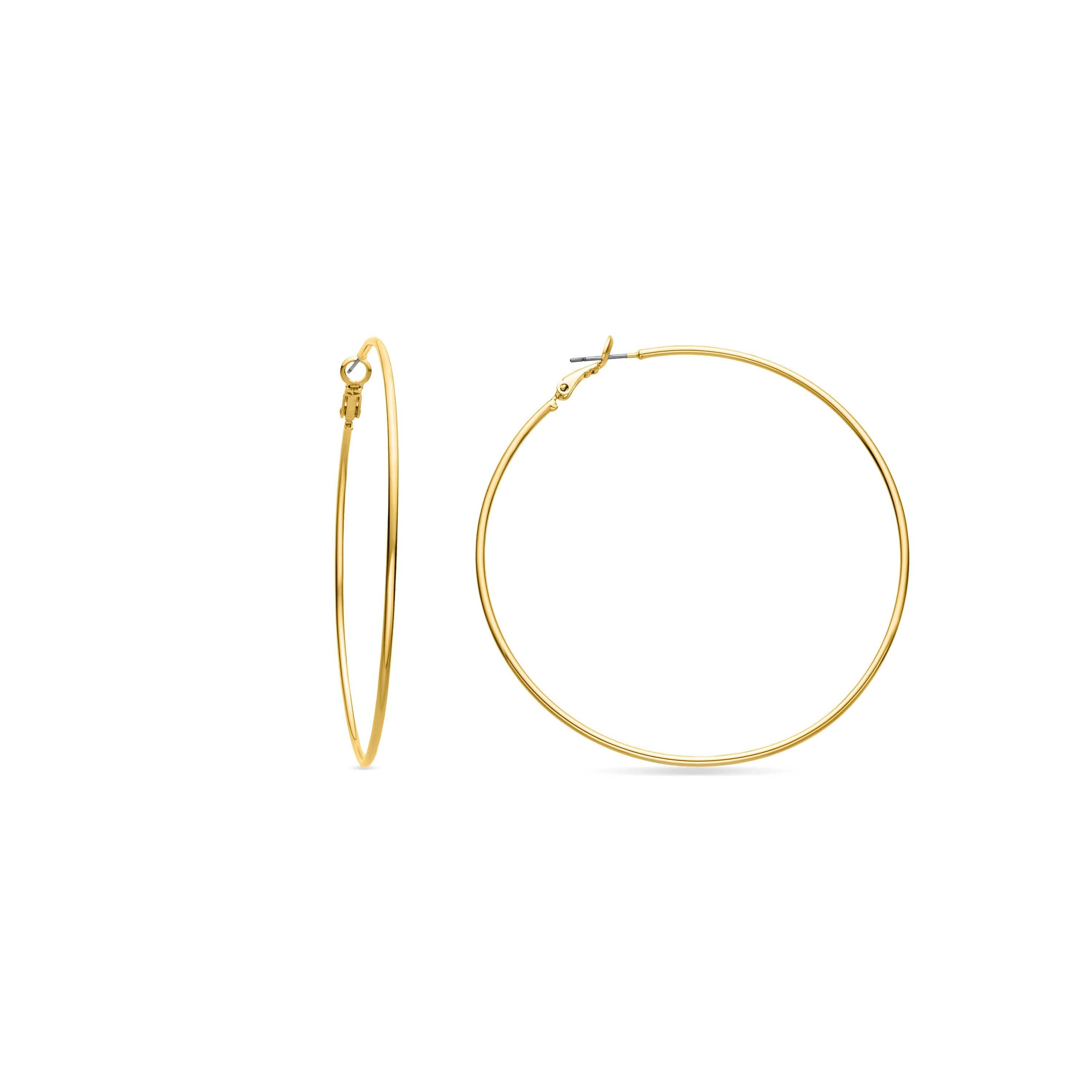 Pendientes acabados en oro amarillo de 18k - Kelxo