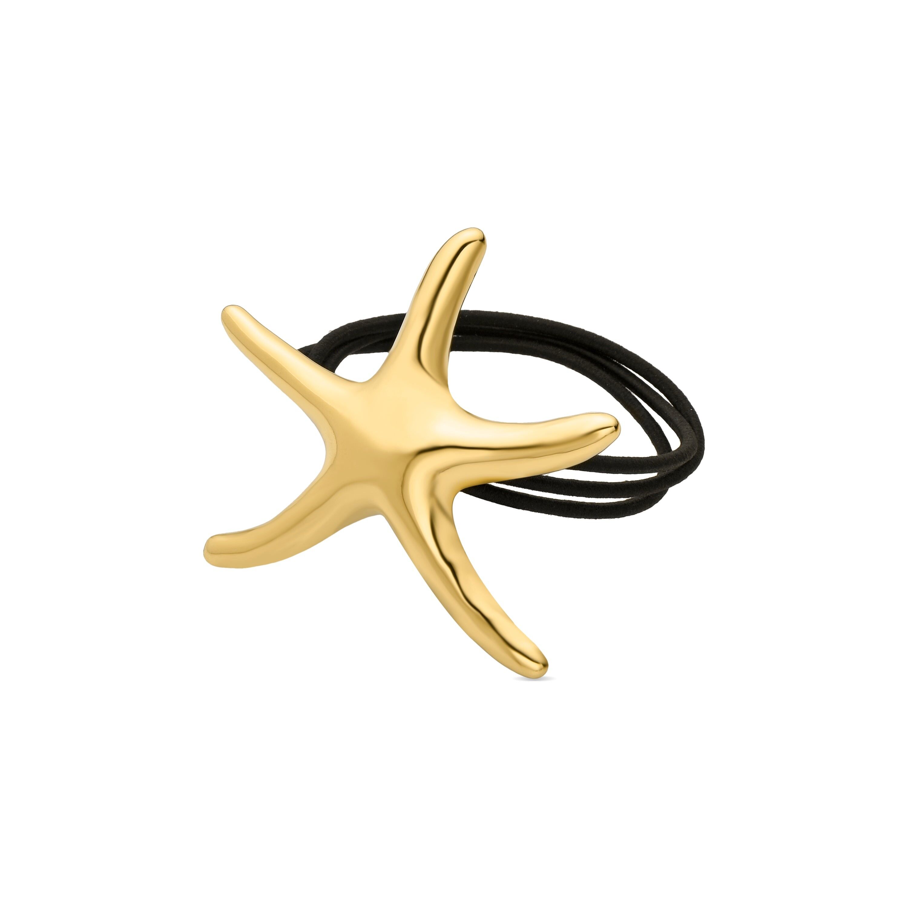 Elastico per capelli finitura oro 18 carati - Asga