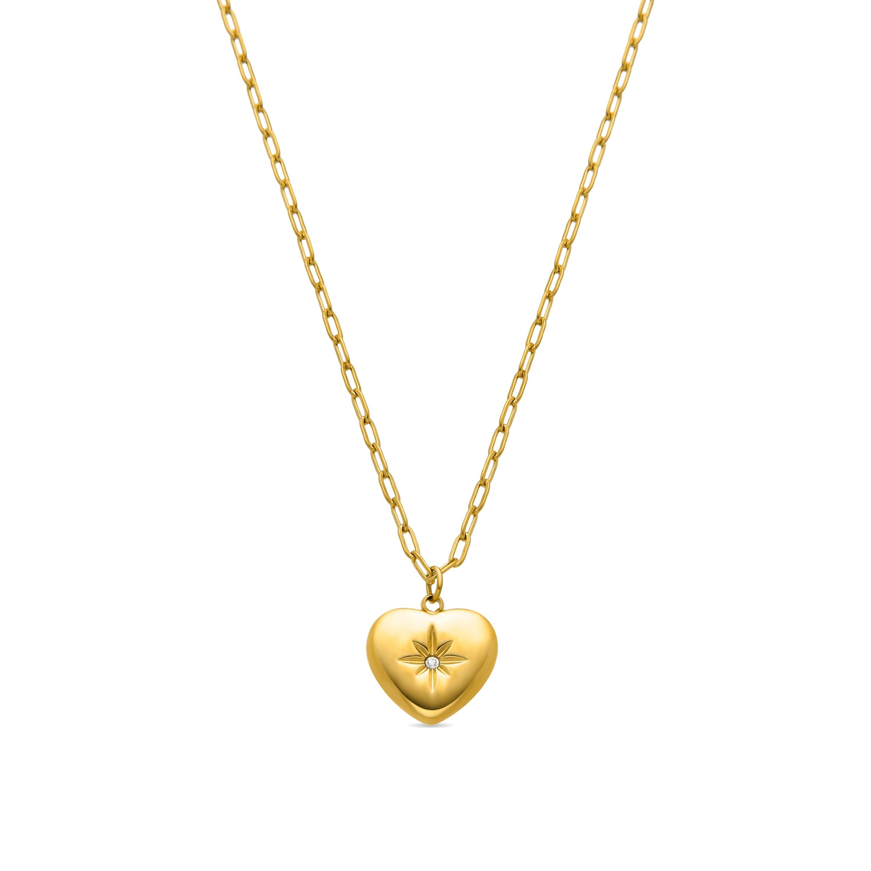 18K gold finish necklace - Ikpo