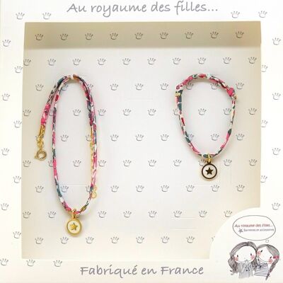 C4 necklace and bracelet set
