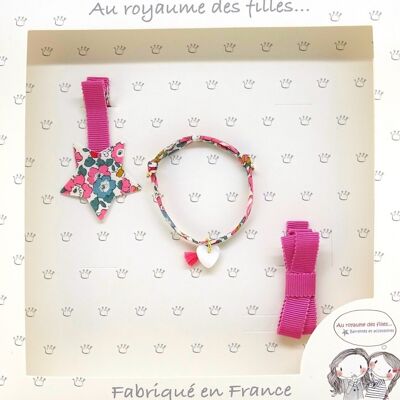 Coffret barrettes et bracelet C6