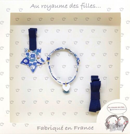 Coffret barrettes et bracelet C7