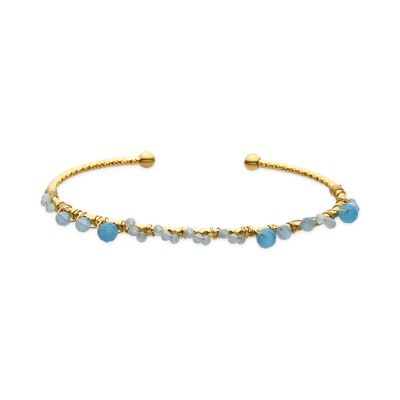 Bracciale con Zirconi Lucidi finitura oro 18k - Yakde