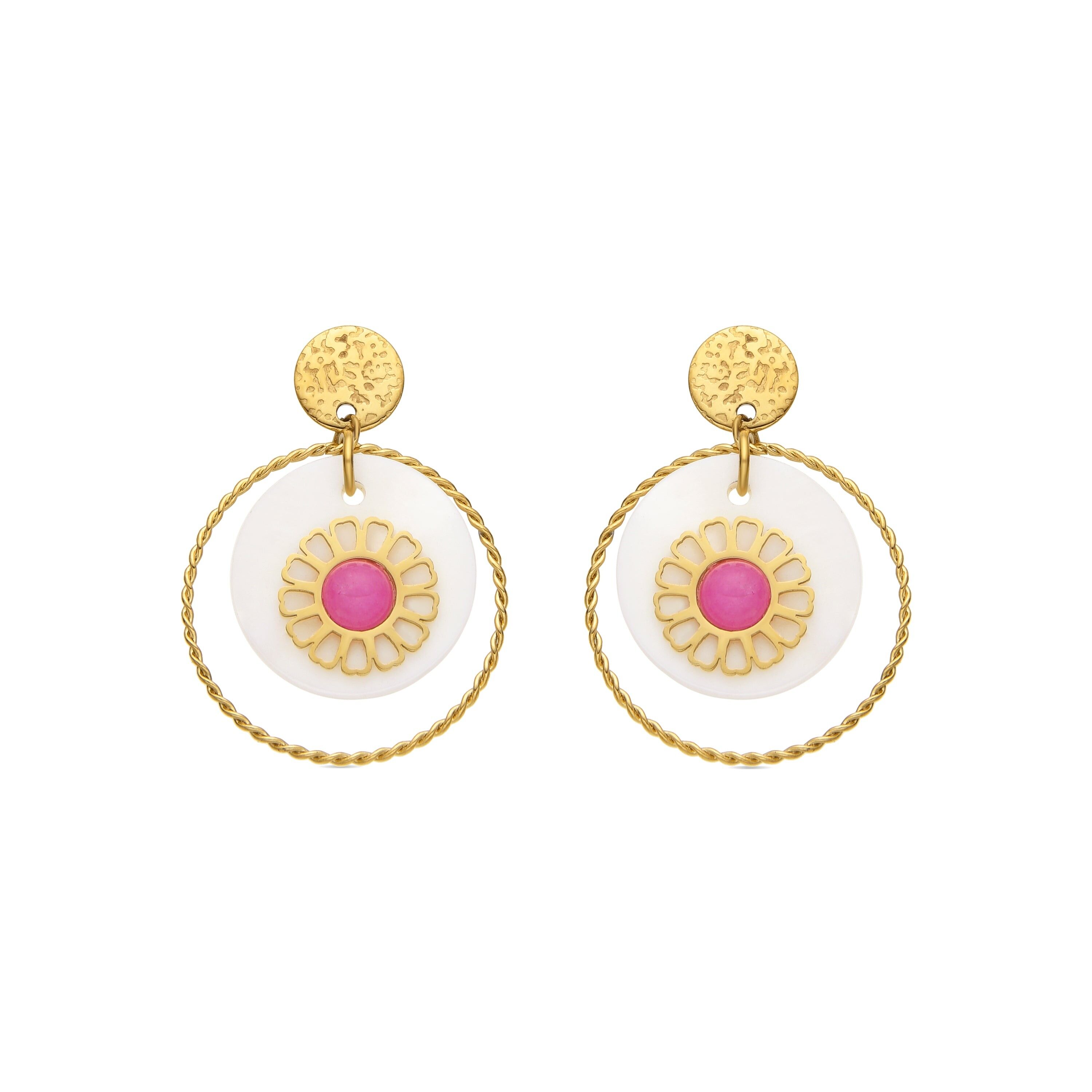 Orecchini finitura oro 18 carati - Virat