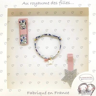 Set di fermagli per capelli e bracciale C11