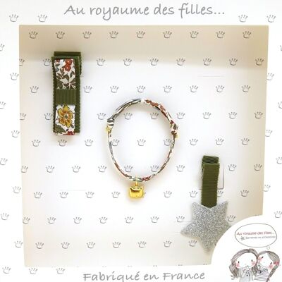 Coffret barrettes et bracelet C9