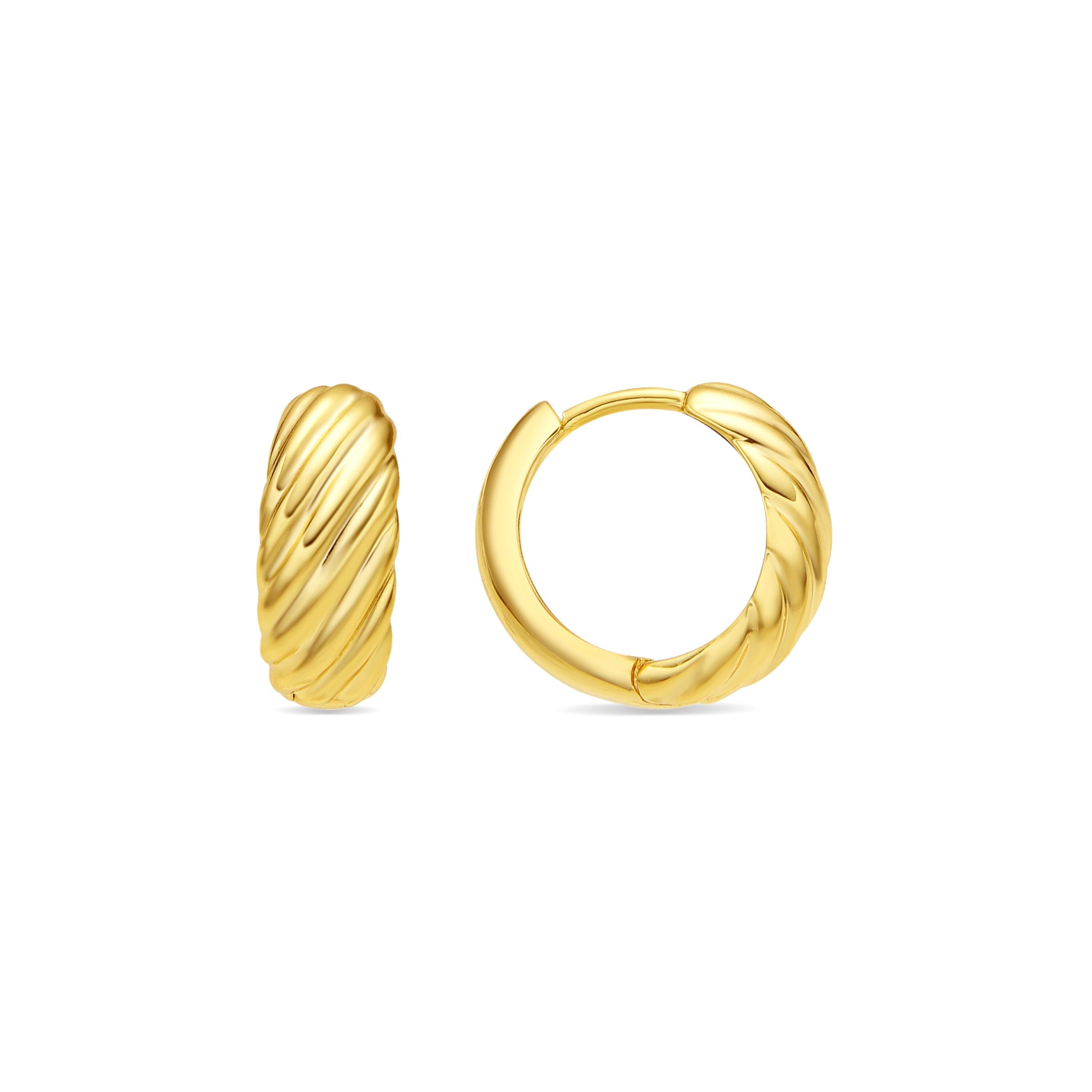 Ohrringe mit 18-Karat-Gold-Finish – Usma