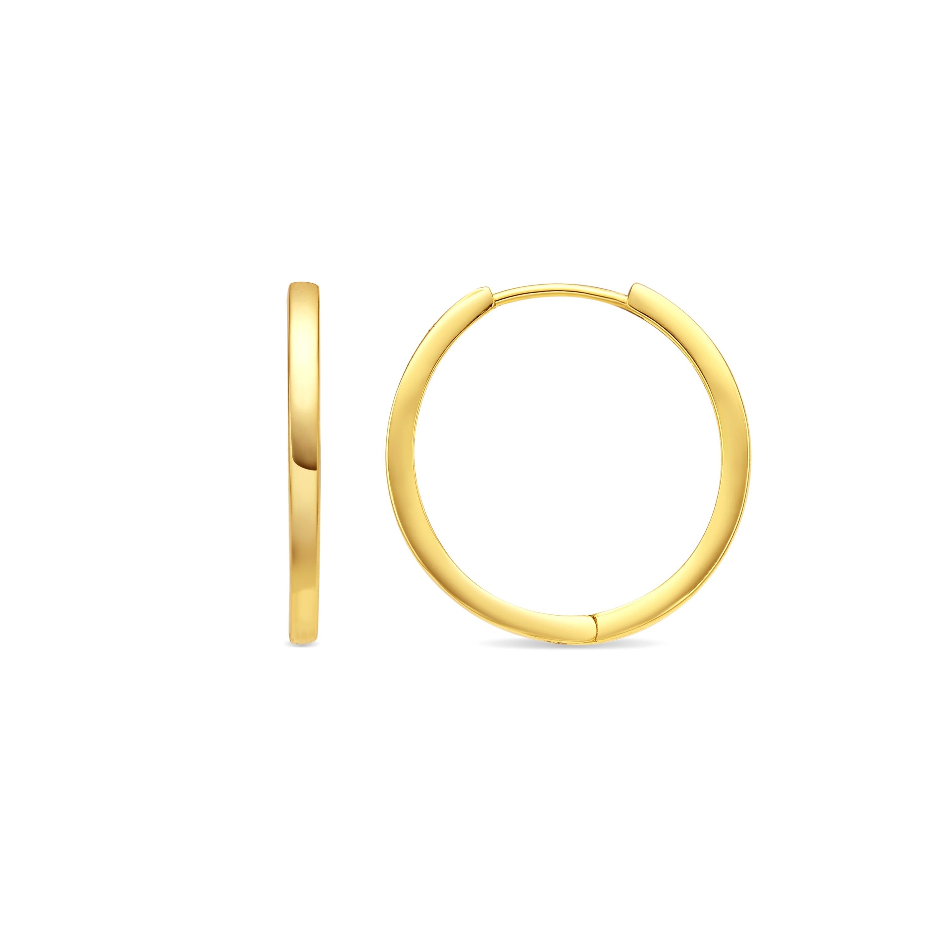 Ohrringe mit 18-Karat-Gold-Finish – Umsy