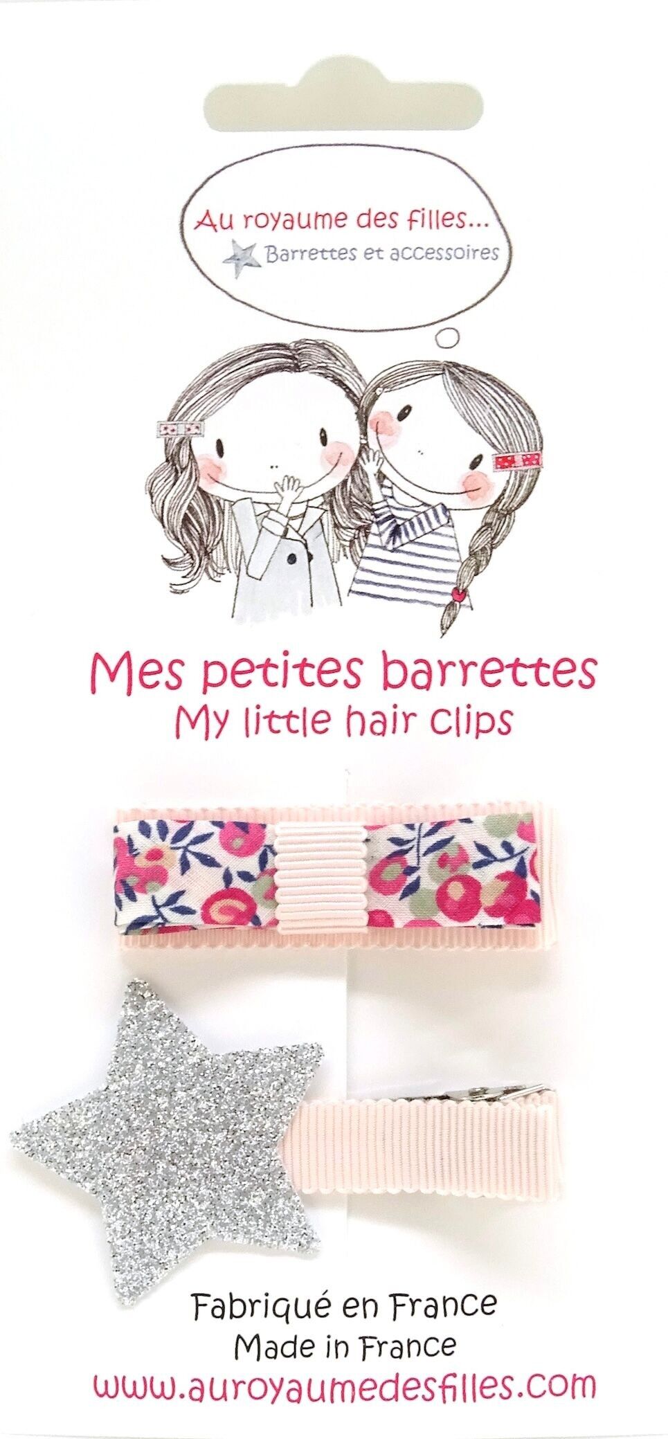 Set di 2 fermagli per capelli E14