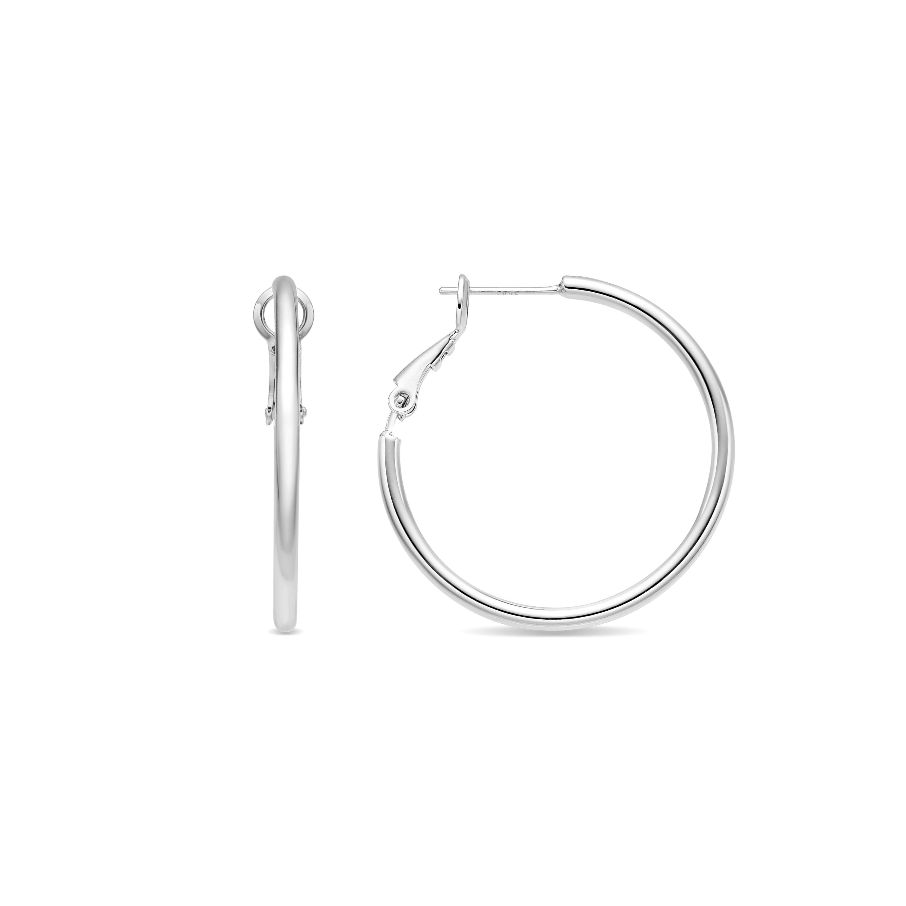 Ohrringe mit – Silber-Finish – Nianres